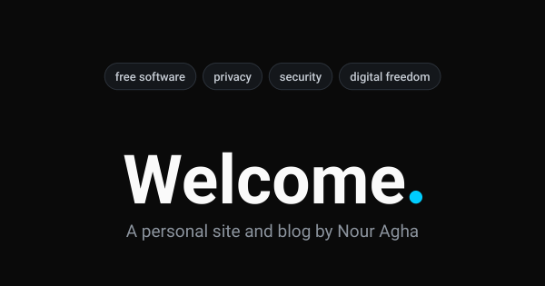 Welcome